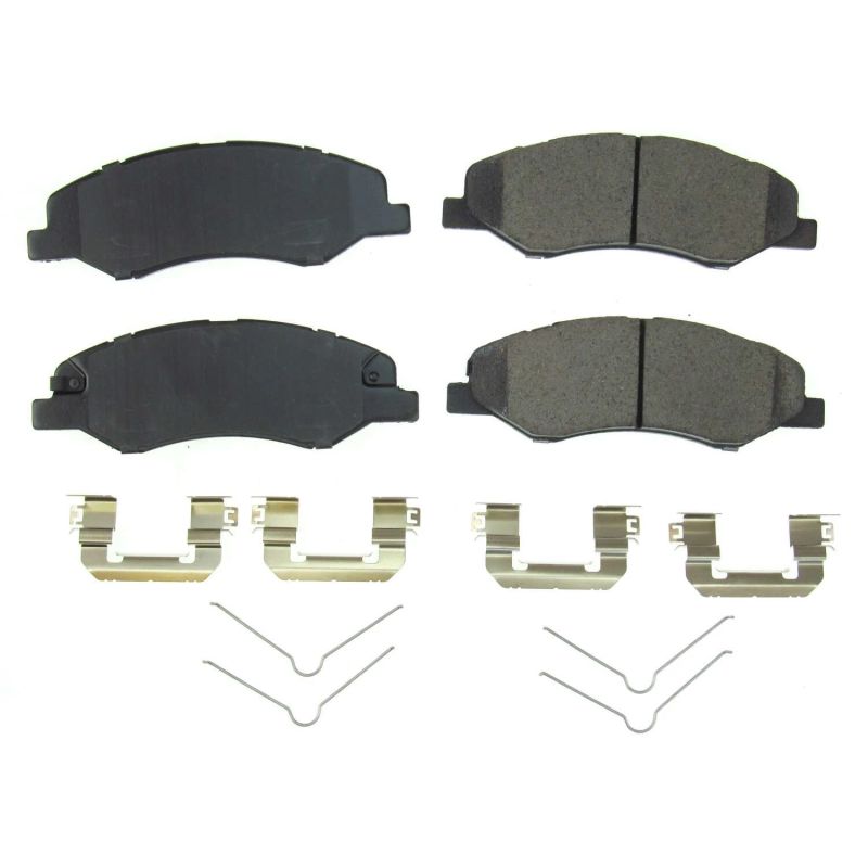 Power Stop 18-19 Honda Odyssey Front Z17 Evolution Ceramic Brake Pads w/Hardware Brake Pads - OE PowerStop