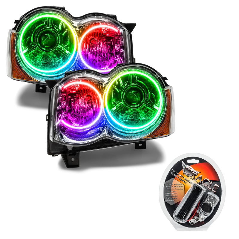 Oracle 08-10 Jeep Grand Cherokee SMD HL - HID - ColorSHIFT Headlights ORACLE Lighting