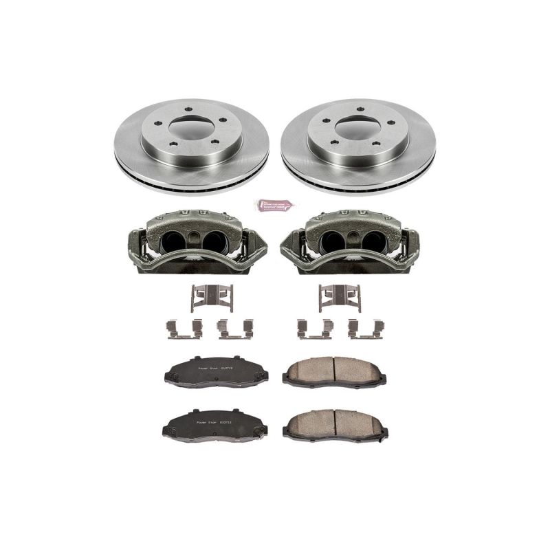 Power Stop 99-03 Ford F-150 Front Autospecialty Brake Kit w/Calipers Brake Kits - OE PowerStop