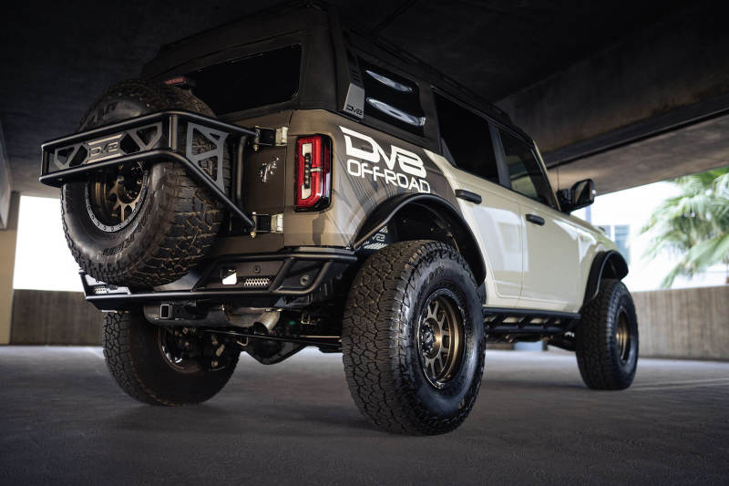 DV8 Offroad 21-23 Ford Bronco Competition Series Rear Bumper Bumpers - Steel DV8 Offroad