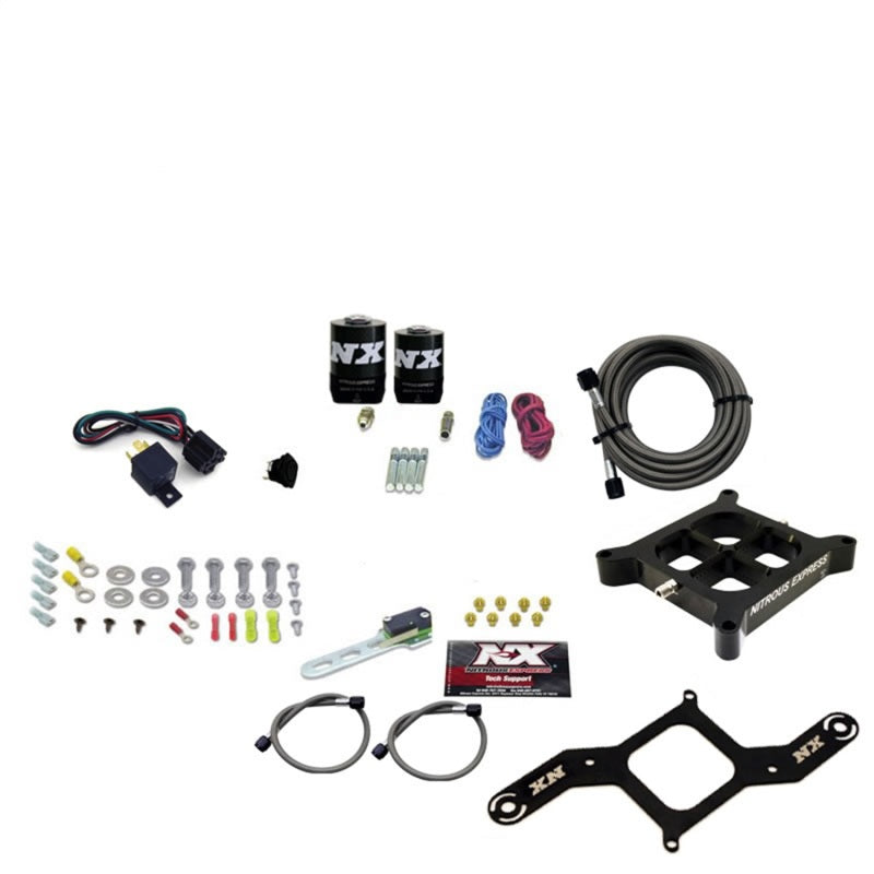 Nitrous Express 4150 Single Entry Crossbar Nitrous Plate Kit RNC (250-750HP) w/o Bottle Nitrous Systems Nitrous Express