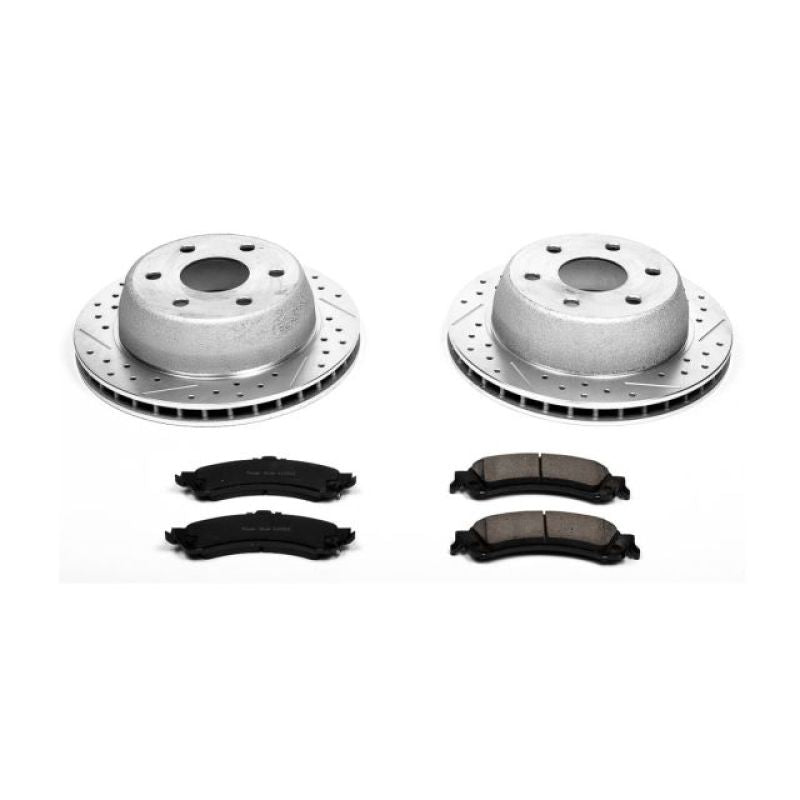 Power Stop 02-06 Cadillac Escalade Rear Z23 Evolution Sport Brake Kit Brake Kits - Performance D&S PowerStop