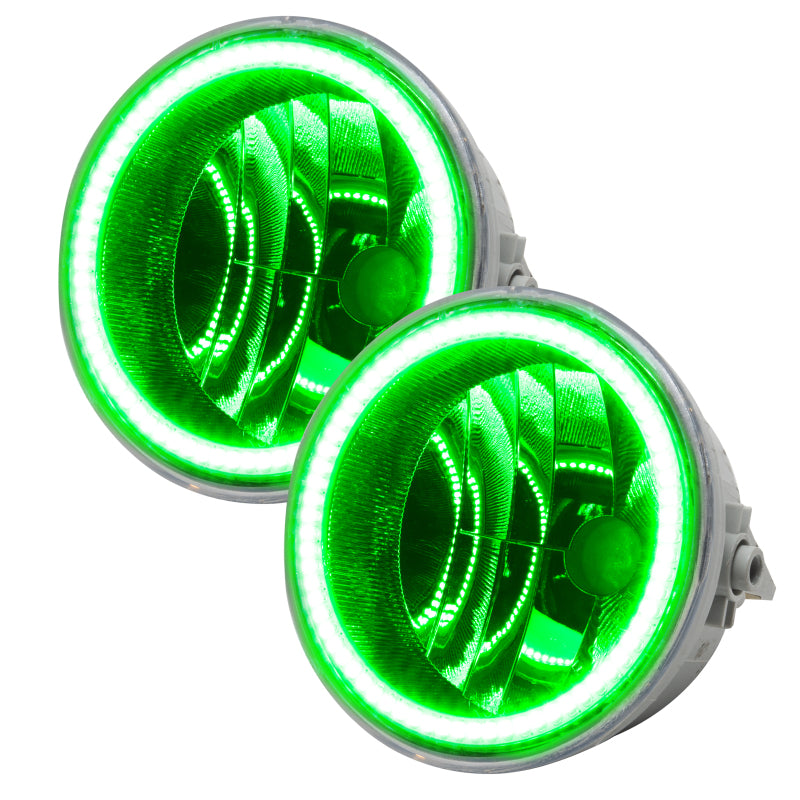 Oracle Lighting 06-10 Ford F-150 Pre-Assembled LED Halo Fog Lights -Green Fog Lights ORACLE Lighting