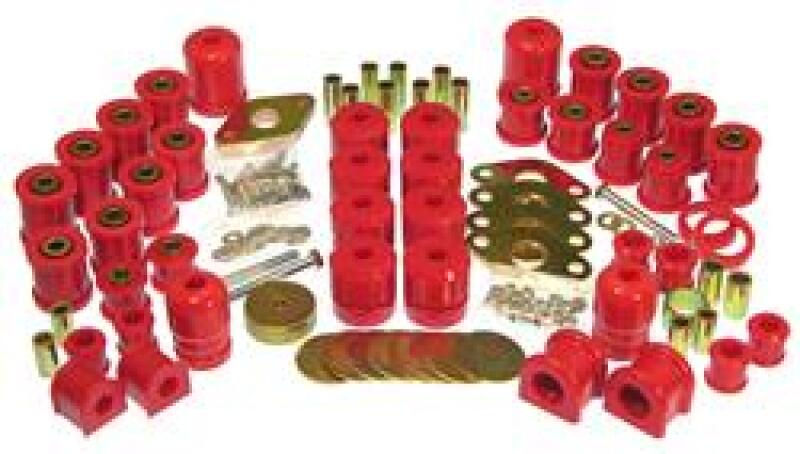 Prothane 07-11 Jeep Wrangler Total Kit - Red Bushings - Full Vehicle Kits Prothane