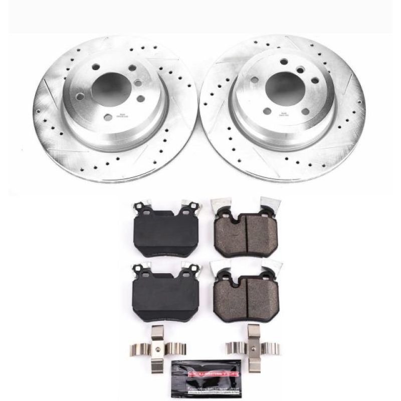 Power Stop 08-10 BMW 135i Rear Z23 Evolution Sport Brake Kit Brake Kits - Performance D&S PowerStop