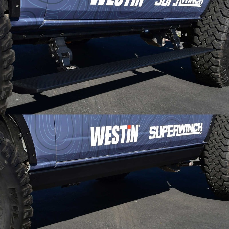 Westin 21-23 Ford Bronco 4dr (Excl. Bronco Sport) Pro-e Running Boards - Tex. Blk Running Boards Westin