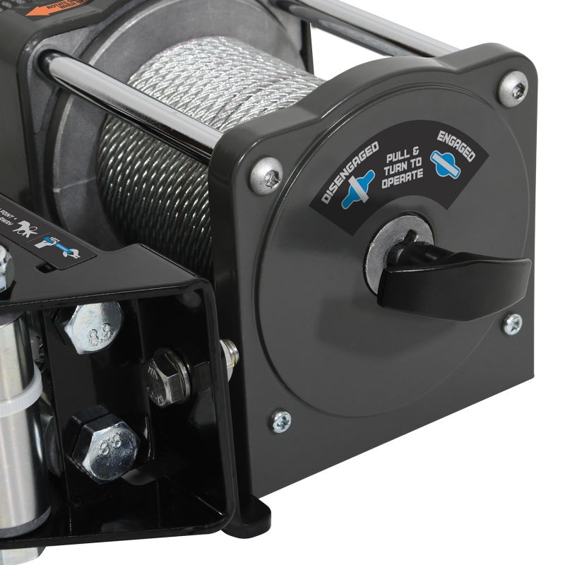 Superwinch 1,500 lbs. 1.1 HP 120V AC 1/8 In x 35ft. Wire Rope - Gray Wrinkle Winches Superwinch