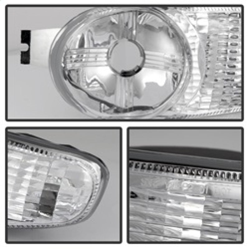 xTune GMC Sierra Denali 00-06 Bumper Lights Clear CBL-GD00-C Sidemarkers & Indicators SPYDER