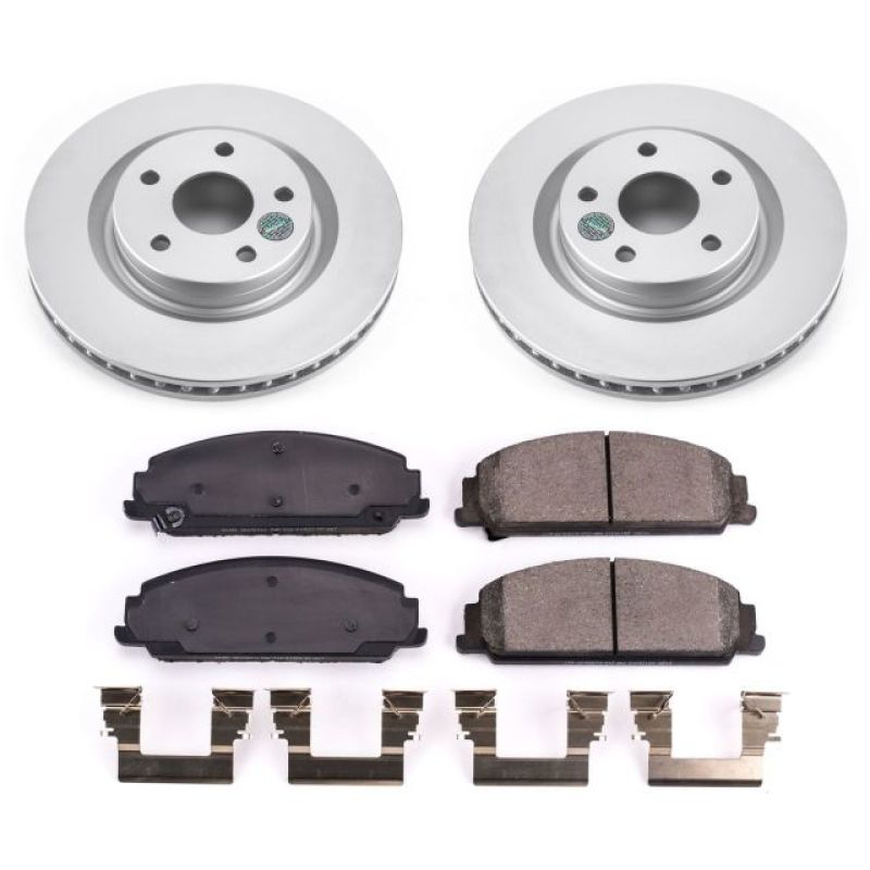 Power Stop 08-09 Pontiac G8 Front Z17 Evolution Geomet Coated Brake Kit Brake Kits - Performance Blank PowerStop