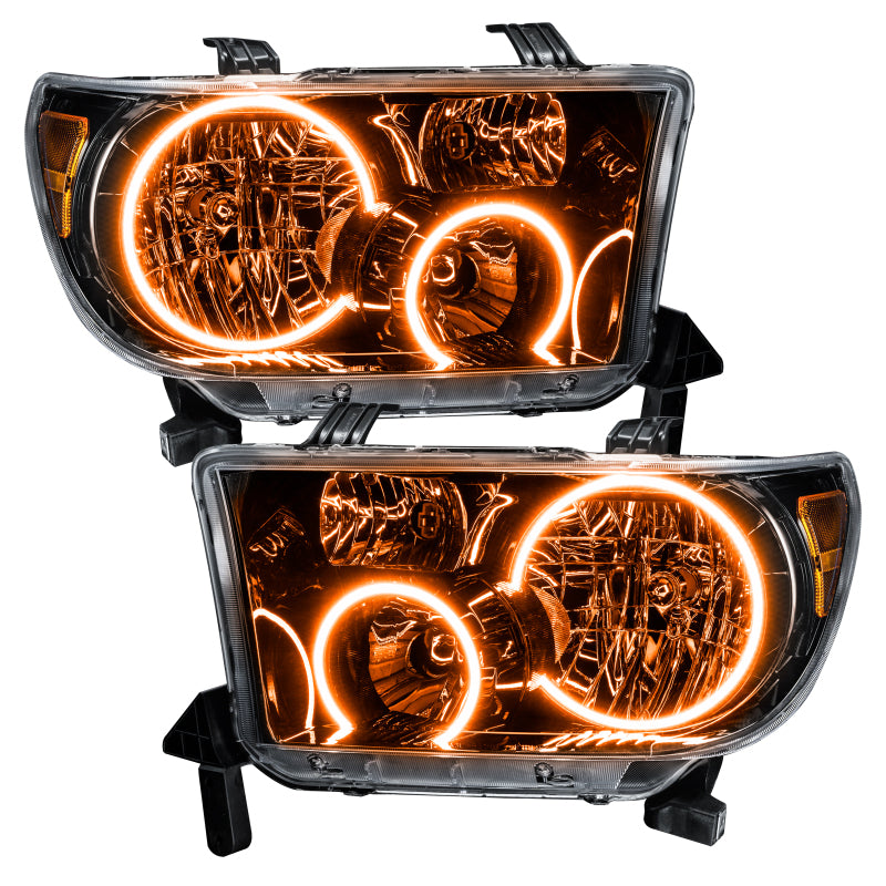 Oracle 07-11 Toyota Tundra Pre-Assembled Headlights - Black Housing - w/ BC1 Controller Headlights ORACLE Lighting