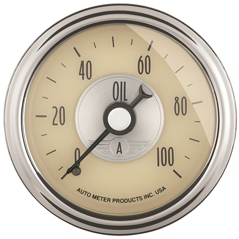 Autometer Prestige Series 52mm 0-100 PSI Mechnical Oil Pressure Gauge Gauges AutoMeter