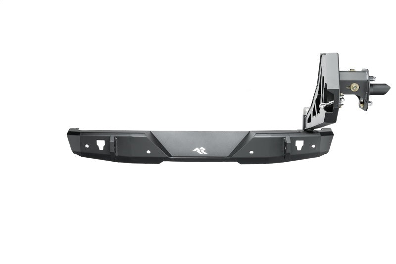 Rugged Ridge 18-22 Jeep Wrangler (JL) Rubicon/Spt 2dr HD Rear Bumper w/Swing Out Tire Carrier - Blk Bumpers - Steel Rugged Ridge