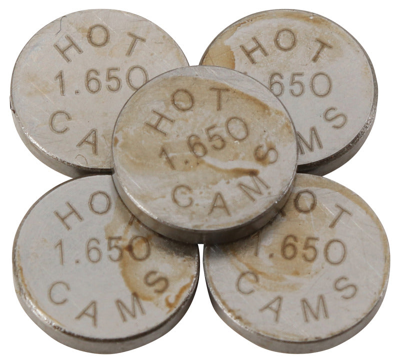 Hot Cams 04-08 400 DVX/02-16 CRF 450 R 1.650mm Shim Kit - 5 Pack Valves Hot Cams