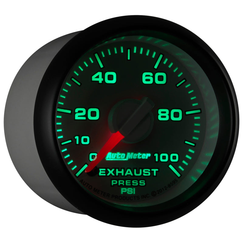 Autometer Factory Match Exhaust Pressure Gauge 2-1/16in 0-100 PSI FSE Dodge Gauges AutoMeter