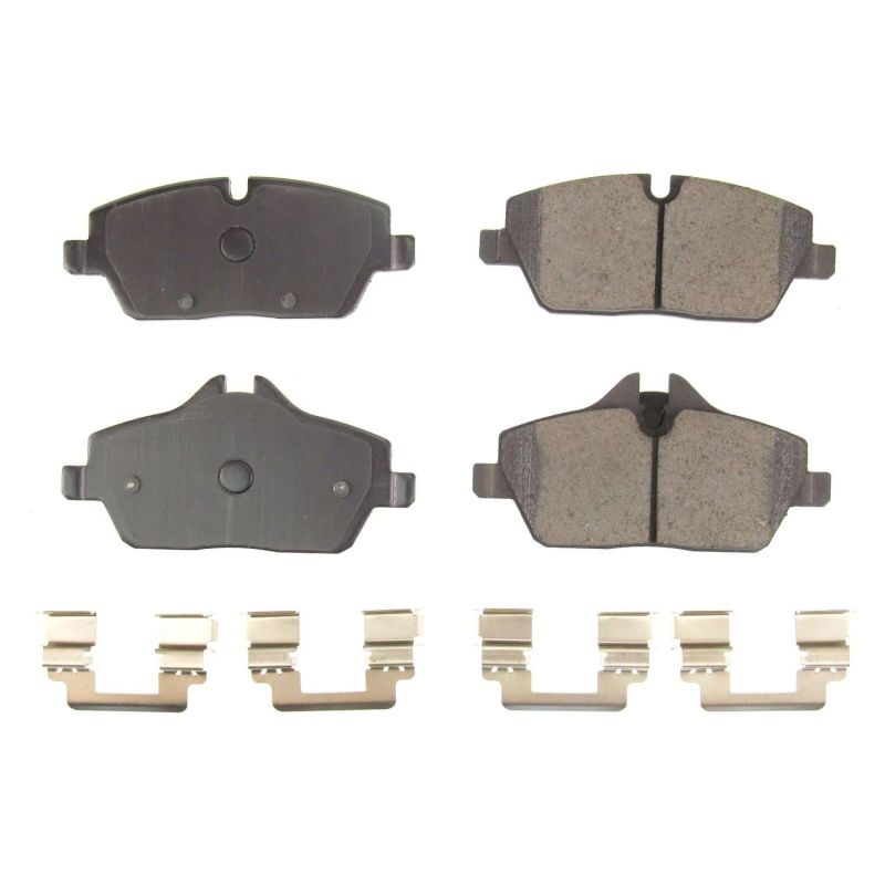 Power Stop 14-18 BMW i3 Front Z17 Evolution Ceramic Brake Pads w/Hardware Brake Pads - OE PowerStop