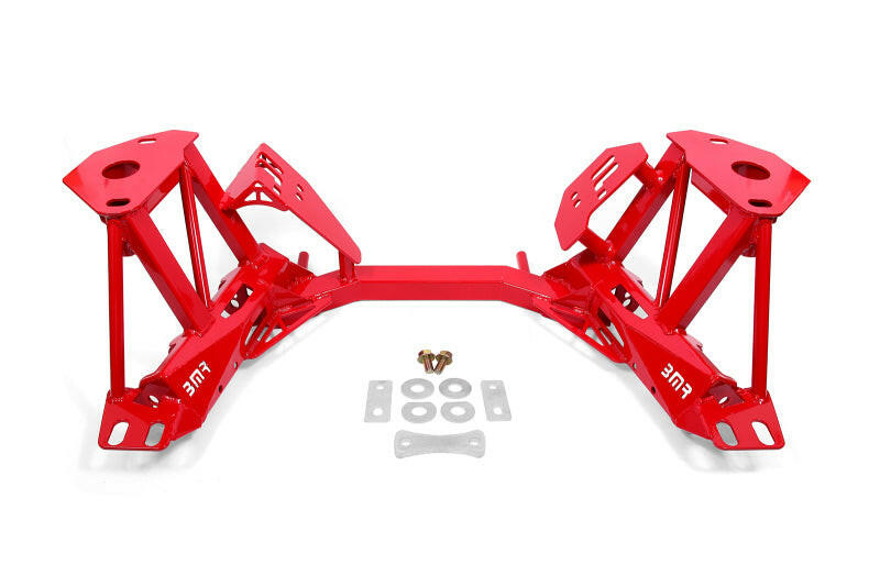 BMR 79-95 Ford Mustang K-Member Premium Version w/Spring Perches - Red Crossmembers BMR Suspension