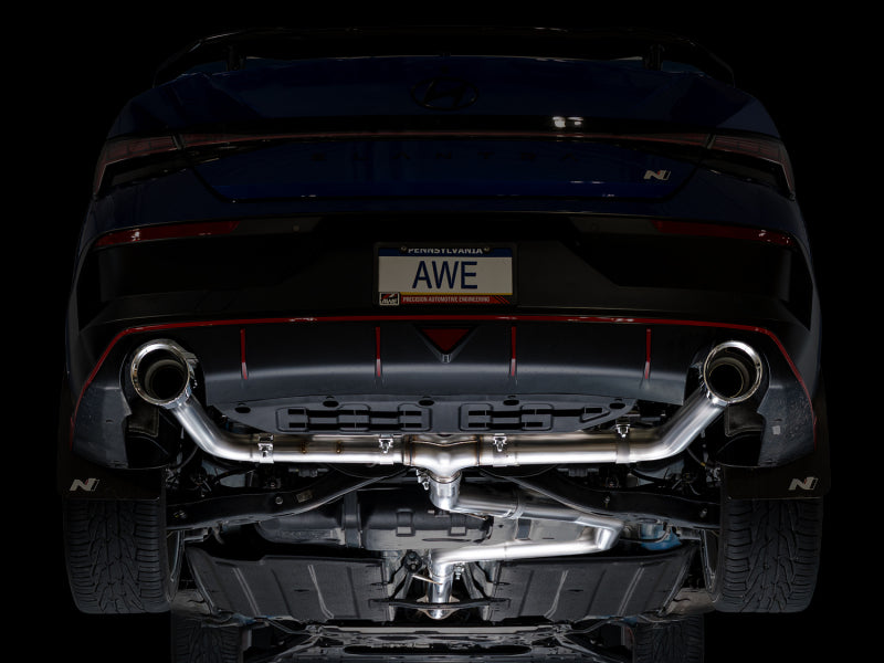 AWE Tuning 22-26 Hyundai Elantra N Track Edition Cat-Back Exhaust - Chrome Silver Tips Catback AWE Tuning