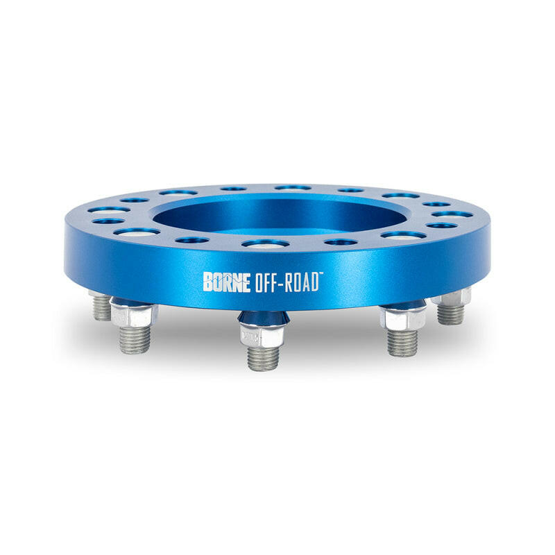 Borne Off-Road Wheel Spacers 8x180 124.1 25 M14 Blue Wheel Spacers & Adapters Borne Off-Road