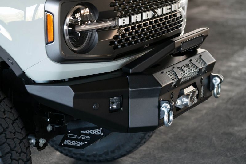 DV8 Offroad Bull Bar Add-On For DV8 Ford Bronco Bumpers - Fits 13in Elite Series Light Bar Bumpers - Steel DV8 Offroad