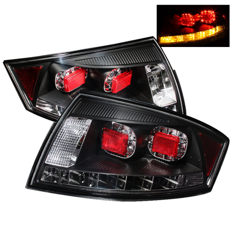 Spyder Audi TT 00-06 LED Tail Lights Black ALT-YD-ATT99-LED-BK Tail Lights SPYDER