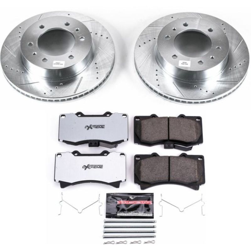 Power Stop 06-10 Hummer H3 Front Z36 Truck & Tow Brake Kit Brake Kits - Performance D&S PowerStop