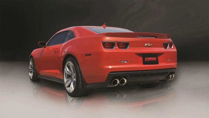 Corsa 2012-2015 Chevrolet Camaro Coupe ZL1 6.2L V8 Polished Sport Cat-Back + XO Exhaust Catback CORSA Performance