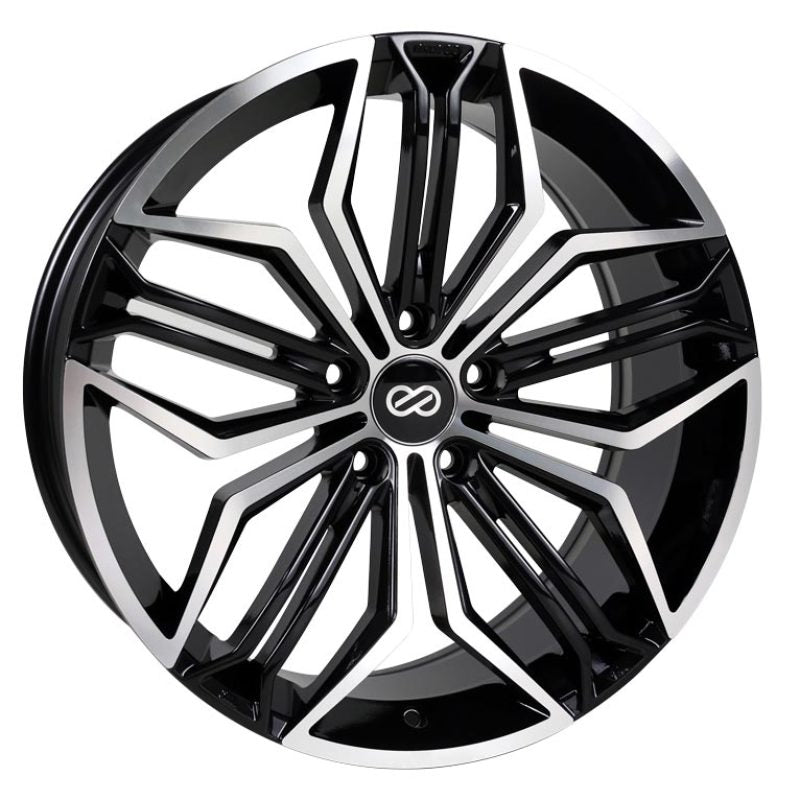 Enkei CUV 17x7.5 5x108 45mm Offset 72.6mm Bore Black Machined Wheels - Cast Enkei