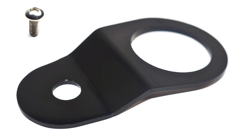 Torque Solution Radiator Mount (Black) : Mitsubishi Evolution 7/8/9 Radiator Stays Torque Solution