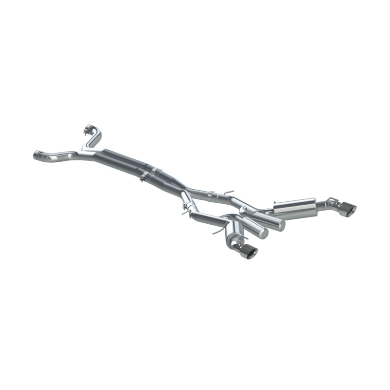 MBRP 16-19 Chevrolet Camaro SS 6 Speed 3in Dual Cat Back w/ 4.5in OD Tips - 409 (Non NPP Models) Catback MBRP