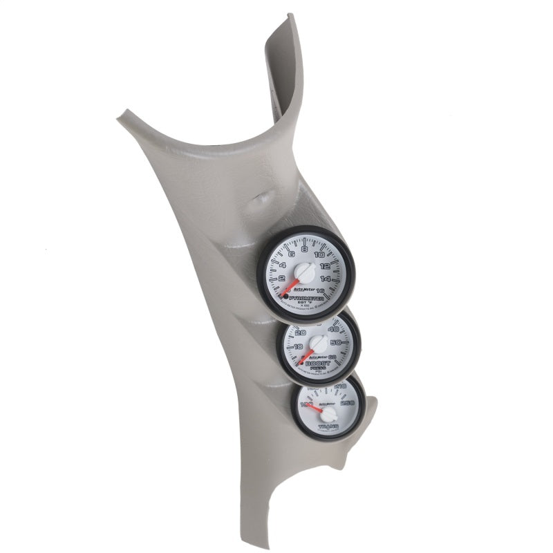 Autometer 03-09 Dodge Ram Triple Pillar Gauge Kit Gauges AutoMeter