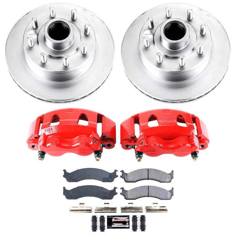 Power Stop 2007 Ford E-150 Front Z23 Coated Kit w/Powder Coated Calipers Brake Kits - Performance D&S PowerStop