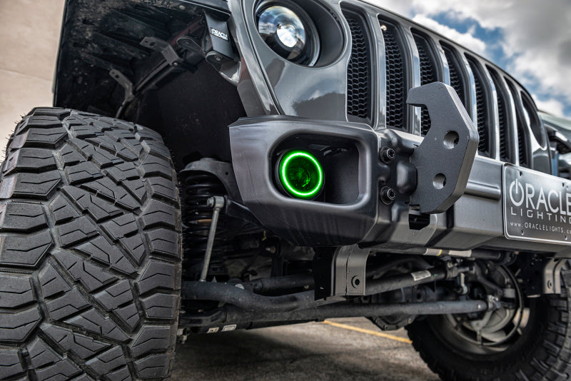 Oracle Jeep Wrangler JL/JT Sport High Performance W LED Fog Lights - w/o Controller Fog Lights ORACLE Lighting