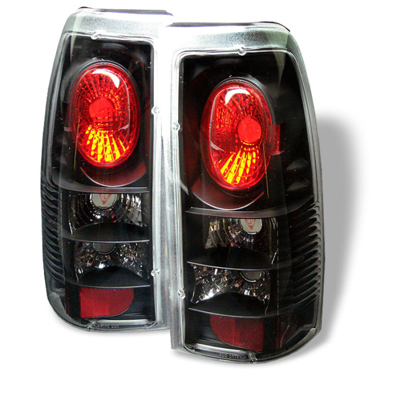 Spyder Chevy Silverado 1500/2500 99-02 (Not Stepside) Euro Style Tail Lights Blk ALT-YD-CS99-BK Tail Lights SPYDER
