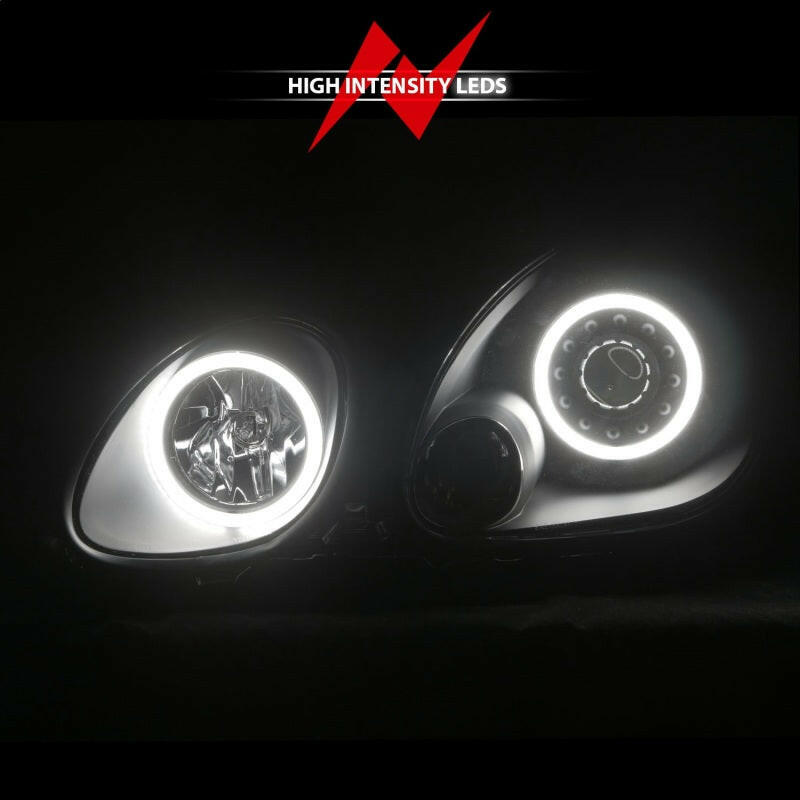 ANZO 1998-2005 Lexus Gs300 Projector Headlights w/ Halo Black Headlights ANZO