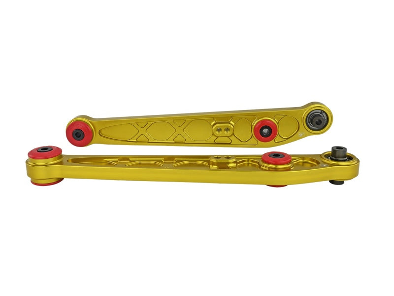 Skunk2 Honda/Acura EK Alpha Series Rear Lower Control Arm Set - Gold Control Arms Skunk2 Racing