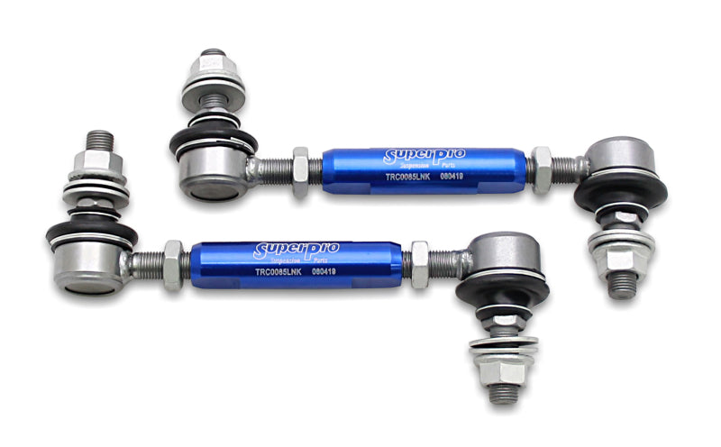 SuperPro 12mm Hd Adj Sway Bar Link 85mm Sway Bar Endlinks Superpro