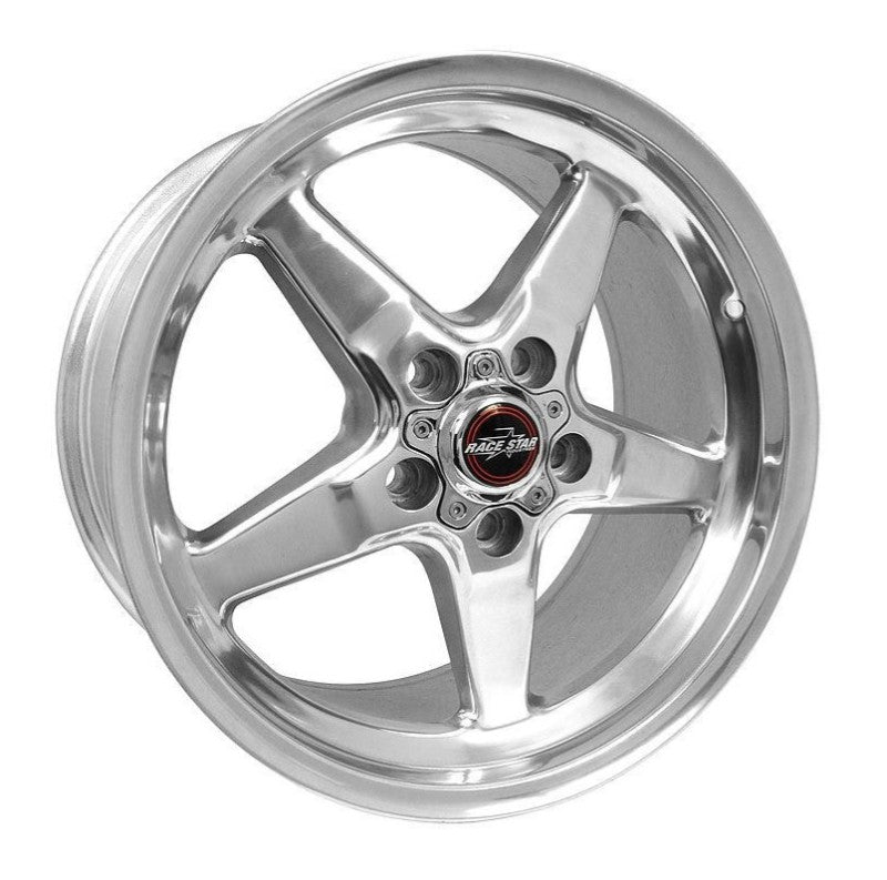 Race Star 92 Drag Star 17x10.50 5x4.75bc 7.00bs Direct Drill Polished Wheel Wheels - Cast Race Star