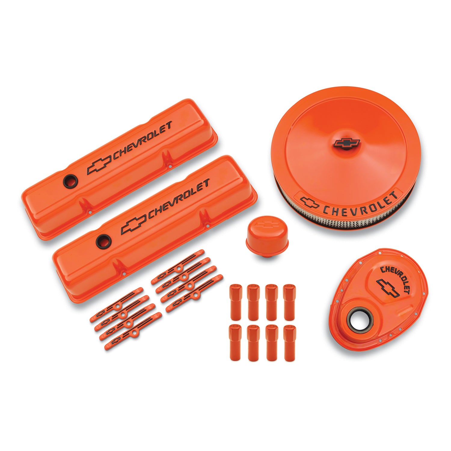 SBC Orange Dress-Up Kit Engine Dress Up Kit Proform