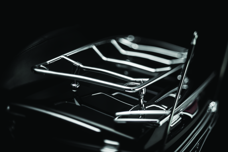 Kuryakyn Multi-Rack Adjustable Trunk Luggage Rack Chrome Cargo Organization Kuryakyn