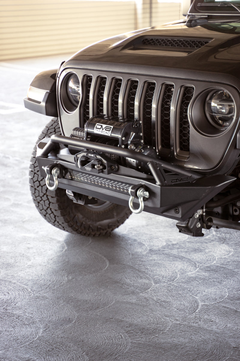 DV8 Offroad 07-23 Jeep Wrangler JK/JL & Gladiator JT FS-1 Series Stubby Front Bumper Bumpers - Steel DV8 Offroad