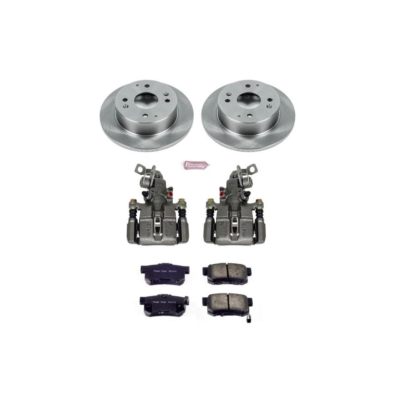 Power Stop 91-97 Honda Accord Rear Autospecialty Brake Kit w/Calipers Brake Kits - OE PowerStop