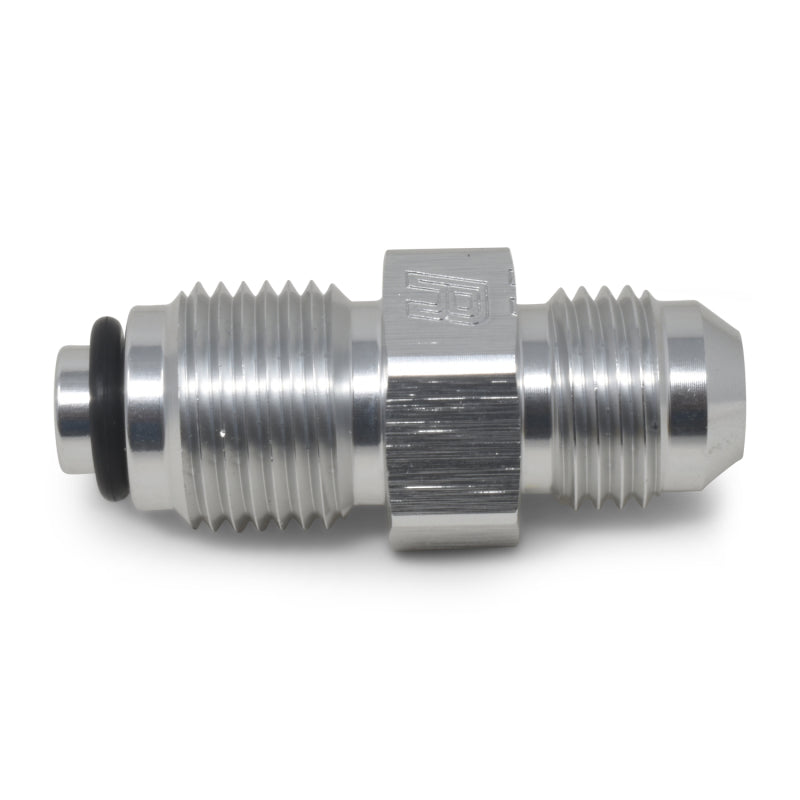 Russell Performance -6 AN (male to 5/8in-18 O-ring seal) Power Steering Adapter. Clear anodized Fittings Russell