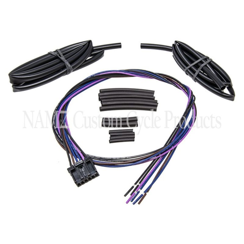 NAMZ 11-17 V-Twin FXST/FLST w/Switch Housing Mounted Signal Front Turn Sig Relocation Harness 36in. Wiring Harnesses NAMZ