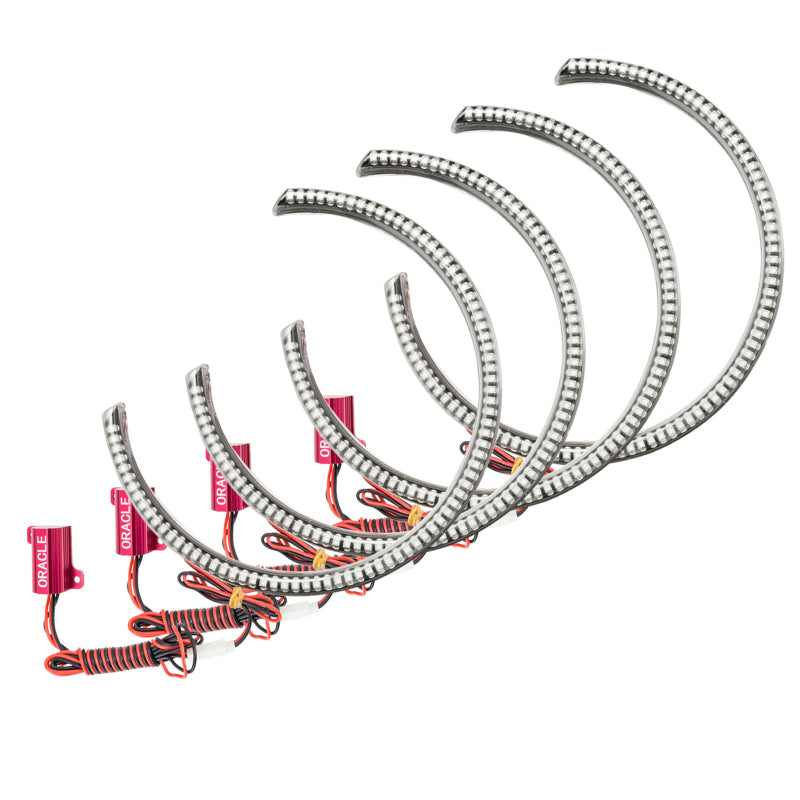 Oracle 15-21 Dodge Challenger LED Waterproof Halo Kit - Red Headlights ORACLE Lighting