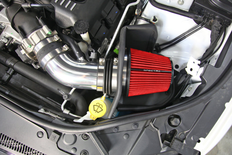 Spectre 12-18 Jeep Grand Cherokee V8-6.4L F/I Air Intake Kit - Polished w/Red Filter Cold Air Intakes Spectre