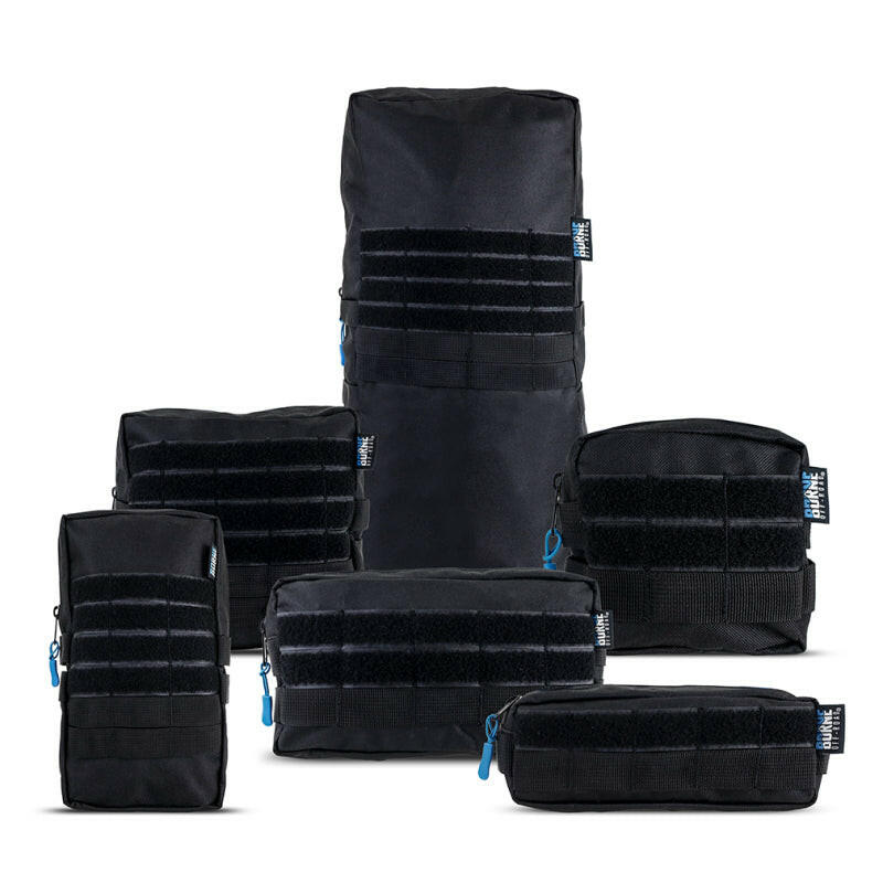 Borne Off-Road Molle Pouch Set - 6-Pack Cargo Boxes & Bags Borne Off-Road