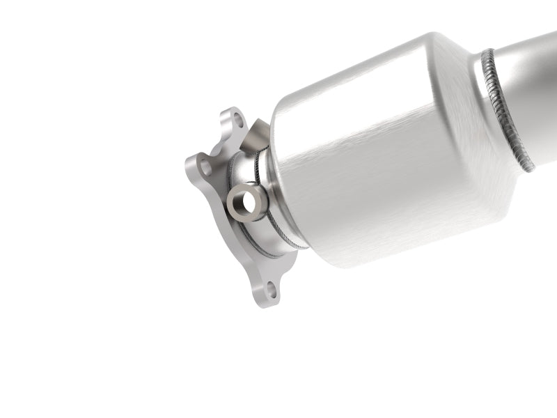 aFe 09-16 Audi A4/A5 (B8) L4-2.0L (t) Twisted Steel 3in. Downpipe - 304 Stainless w/ Cat Downpipes aFe