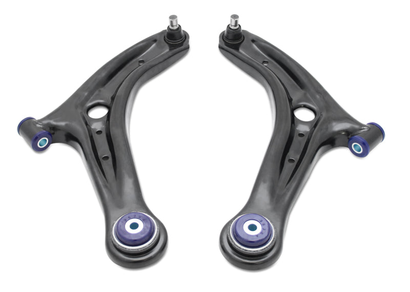SuperPro 14-19 Ford Fiesta ST Front Lower Control Arm Set w/ Preinstalled SuperPro Bushings Control Arms Superpro