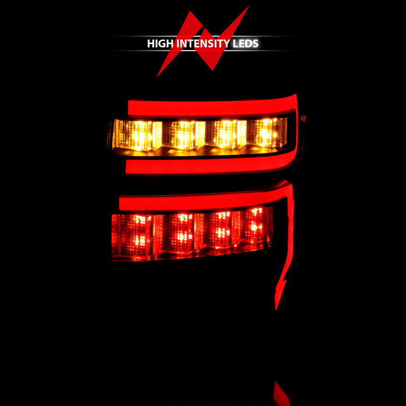 ANZO 2014-2020 Toyota 4Runner T.L Black Housing Smoke Lens Red Light Bar W/Sequential Tail Lights ANZO