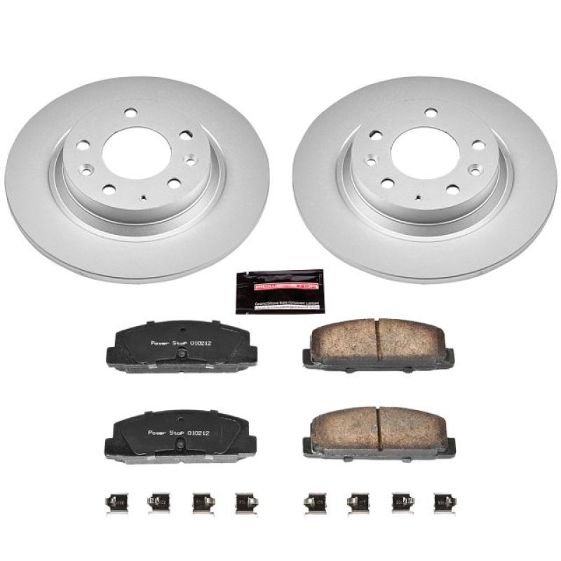 Power Stop 03-05 Mazda 6 Rear Z17 Evolution Geomet Coated Brake Kit Brake Kits - Performance Blank PowerStop
